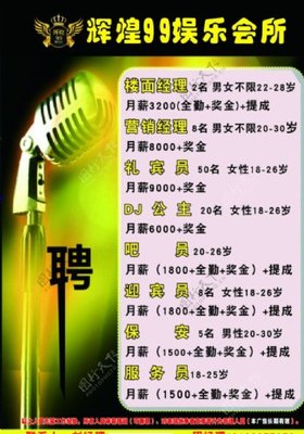 酒吧夜场礼宾员招聘要求  第1张